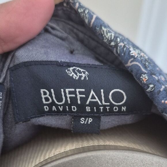 Buffalo David Bitton Navy Floral Button Down Shirt - Picture 2 of 16